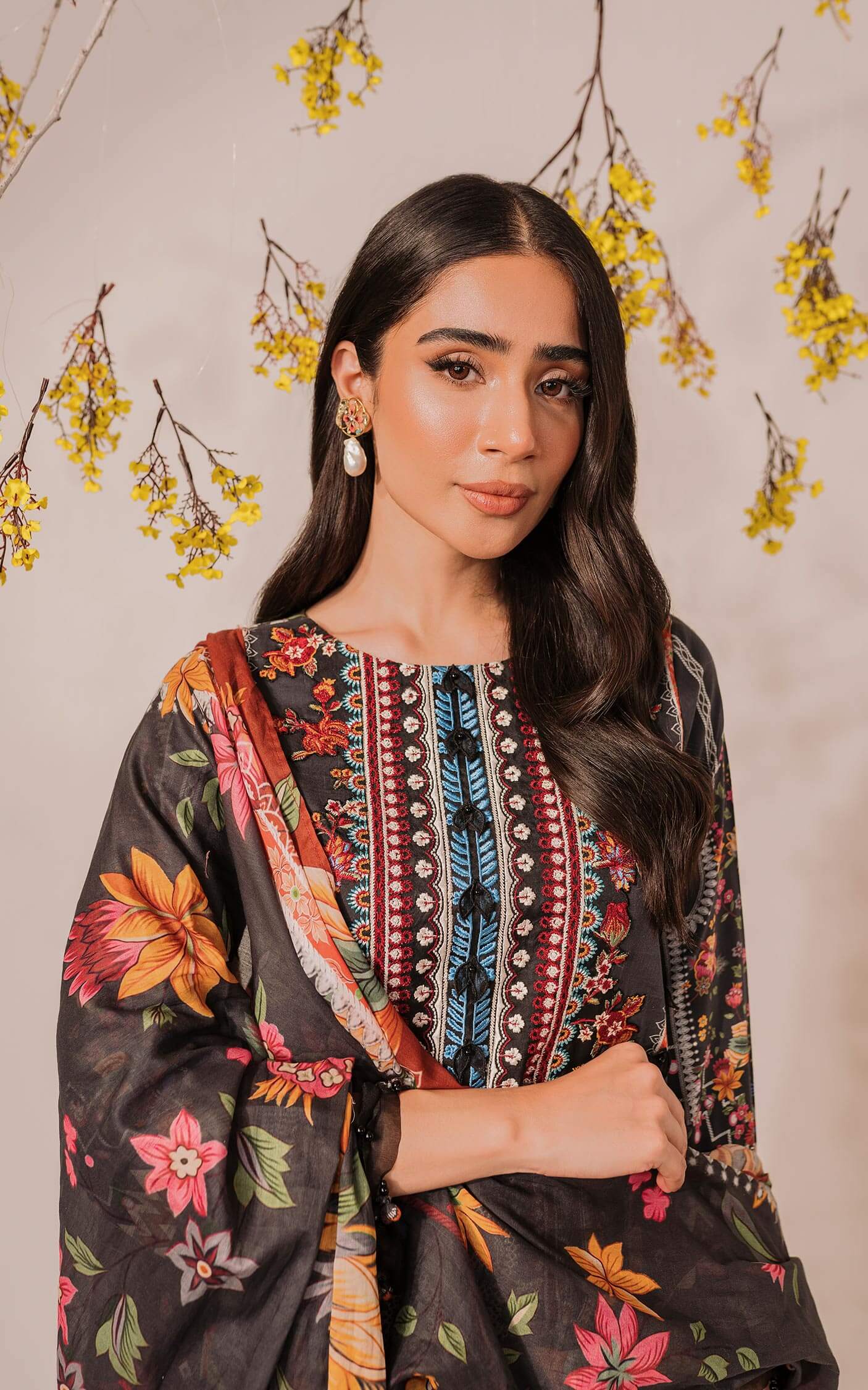 MKL - 12 - Meraki Summer Vol 1 - Asifa n Nabeel Lawn Collection 2023 - Shahana Collection UK - Asifa n Nabeel in UK - Eid Edit 2023