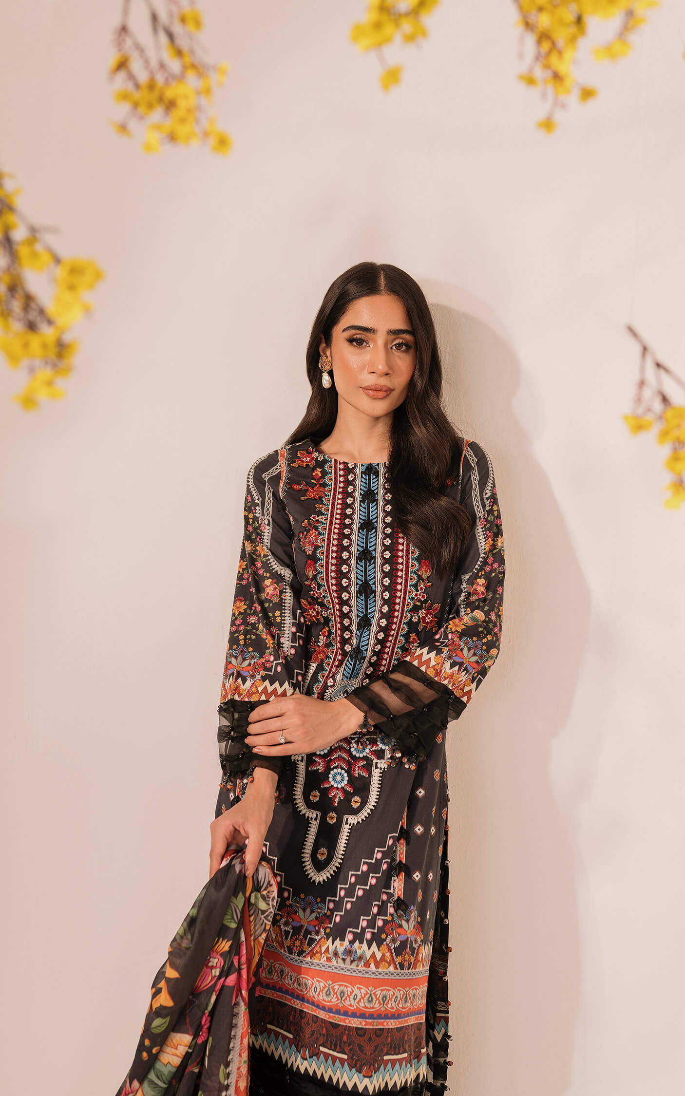 MKL - 12 - Meraki Summer Vol 1 - Asifa n Nabeel Lawn Collection 2023 - Shahana Collection UK - Asifa n Nabeel in UK - Eid Edit 2023