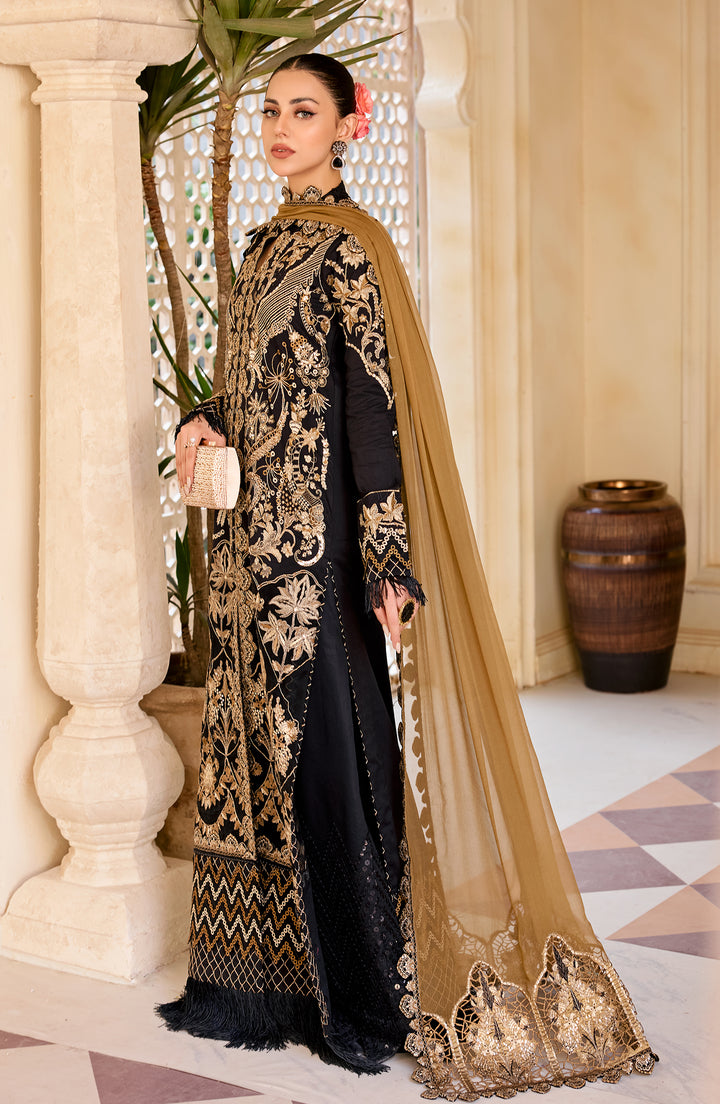 Top Knot (MLFG-014) - Eid e Nobahar'23 -Maryum N Maria - Shahana Collection UK -Festive Eidm2023 - Spring Summer'23