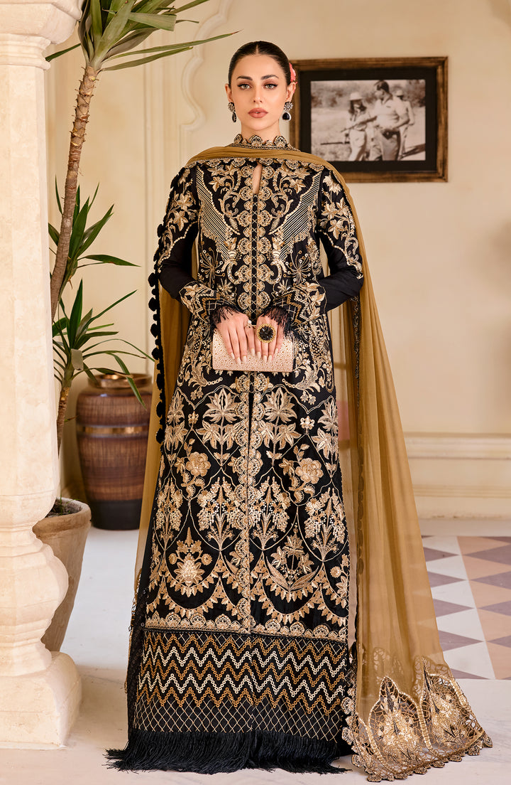 Top Knot (MLFG-014) - Eid e Nobahar'23 -Maryum N Maria - Shahana Collection UK -Festive Eidm2023 - Spring Summer'23