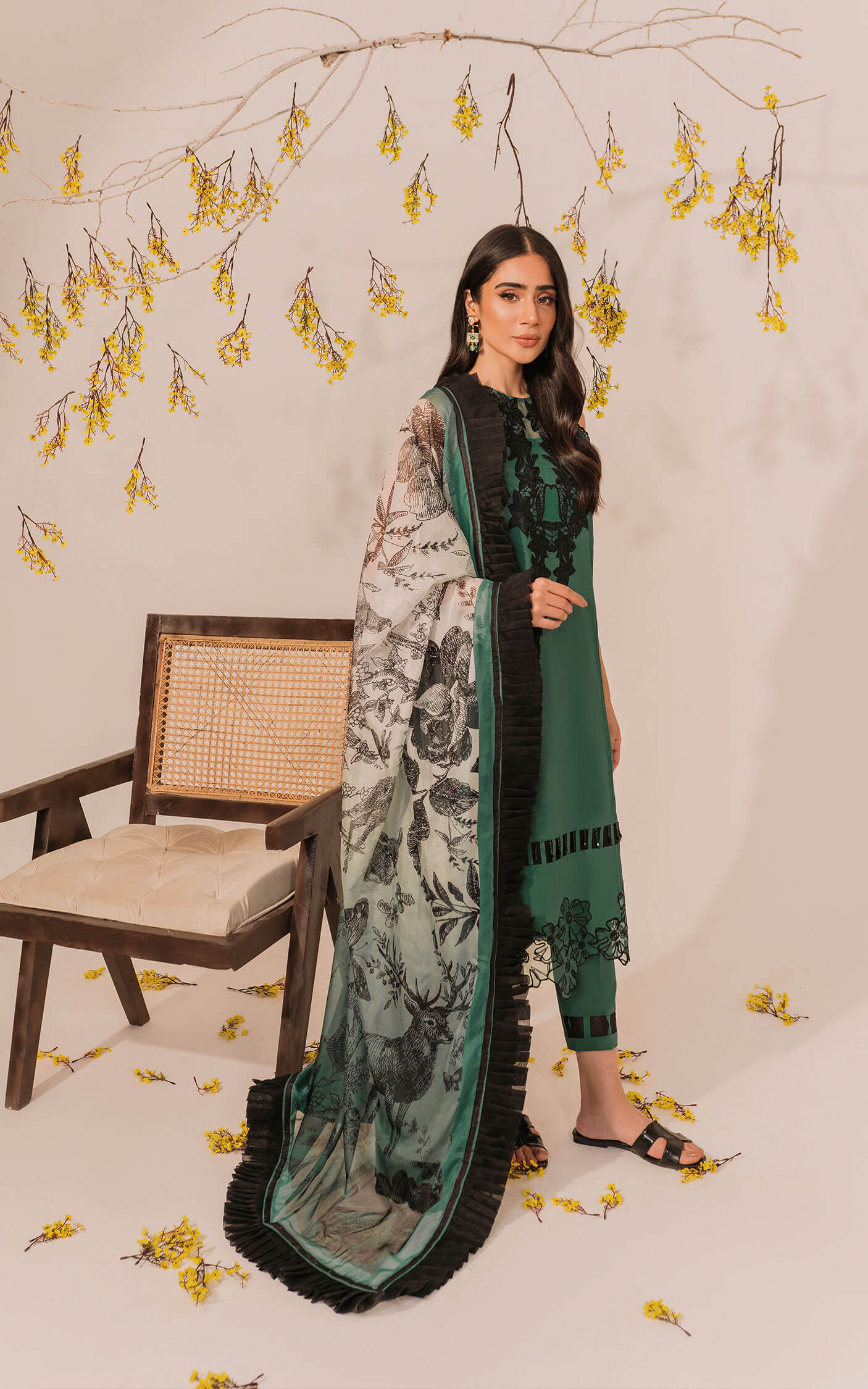 MKL - 13 - Meraki Summer Vol 1 - Asifa n Nabeel Lawn Collection 2023 - Shahana Collection UK - Asifa n Nabeel in UK - Eid Edit 2023