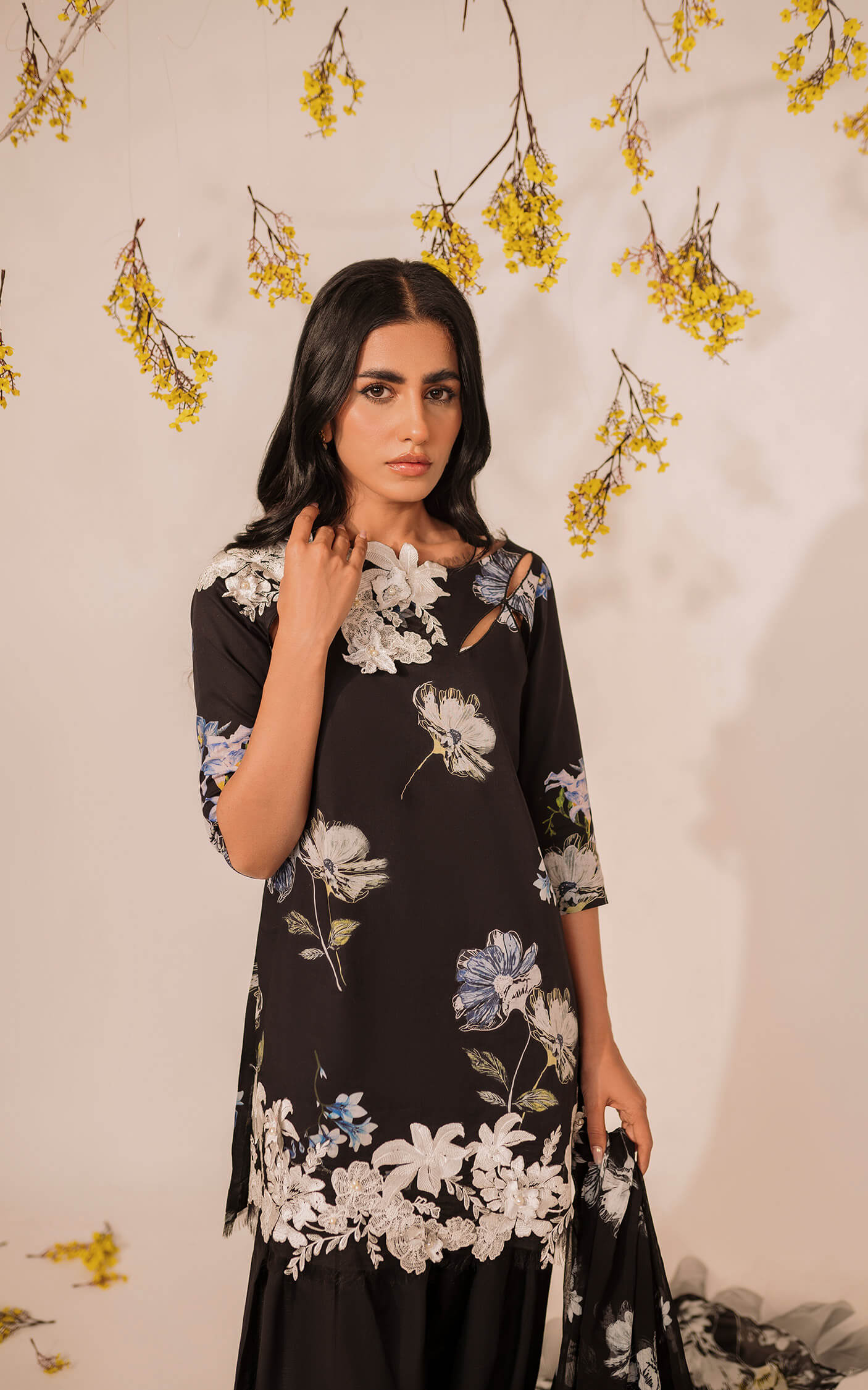 MKL - 14 - Meraki Summer Vol 1 - Asifa n Nabeel Lawn Collection 2023 - Shahana Collection UK - Asifa n Nabeel in UK - Eid Edit 2023