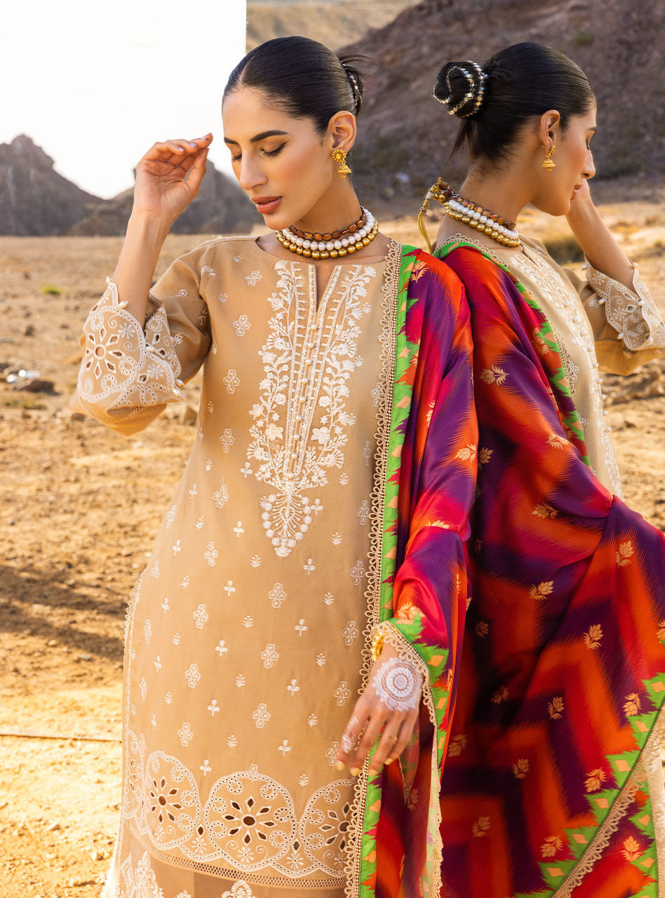 Deedag - 2A - Chikankari Lawn Collection'23 - Zainab Chottani - Shahana Collection UK - Zainab Chottani in UK - Eid 2023