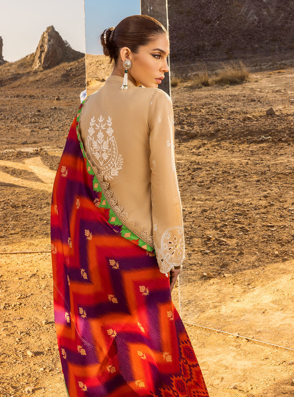 Deedag - 2A - Chikankari Lawn Collection'23 - Zainab Chottani - Shahana Collection UK - Zainab Chottani in UK - Eid 2023