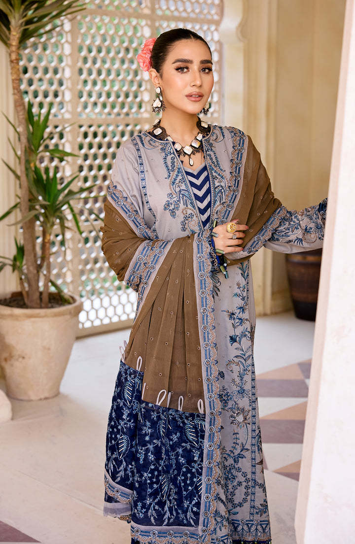 Night Divine (MLFD-093)- Eid e Nobahar'23 -Maryum N Maria - Shahana Collection UK -Festive Eidm2023 - Spring Summer'23