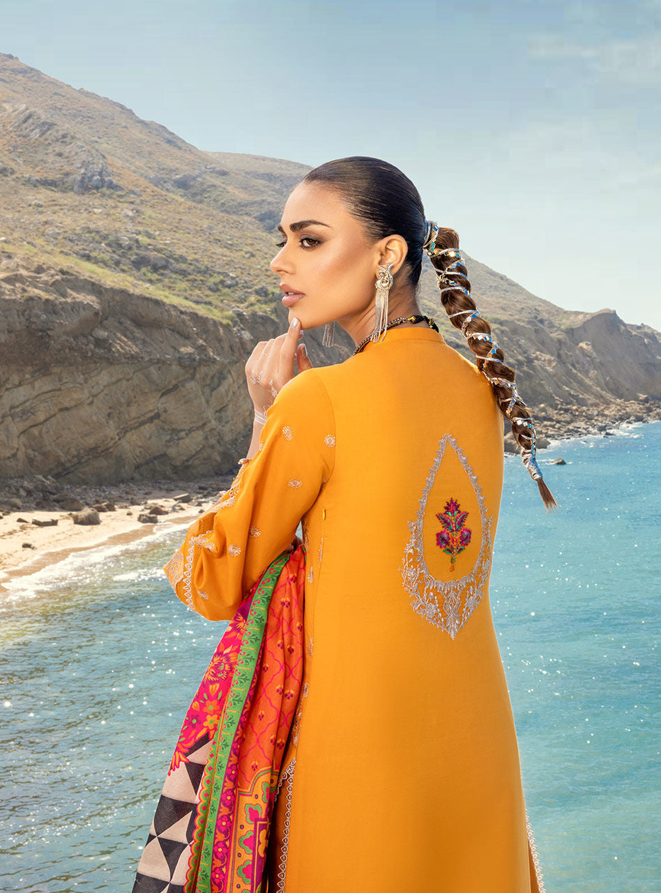 Gunjal - 3a - Chikankari Lawn Collection'23 - Zainab Chottani - Shahana Collection UK - Zainab Chottani in UK - Eid 2023