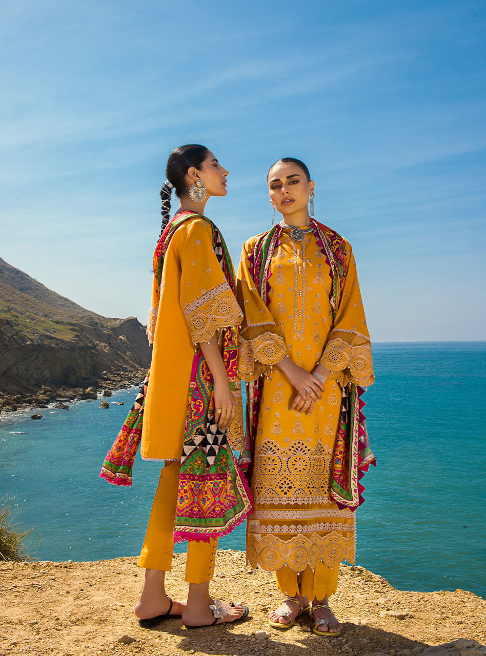 Gunjal - 3a - Chikankari Lawn Collection'23 - Zainab Chottani - Shahana Collection UK - Zainab Chottani in UK - Eid 2023