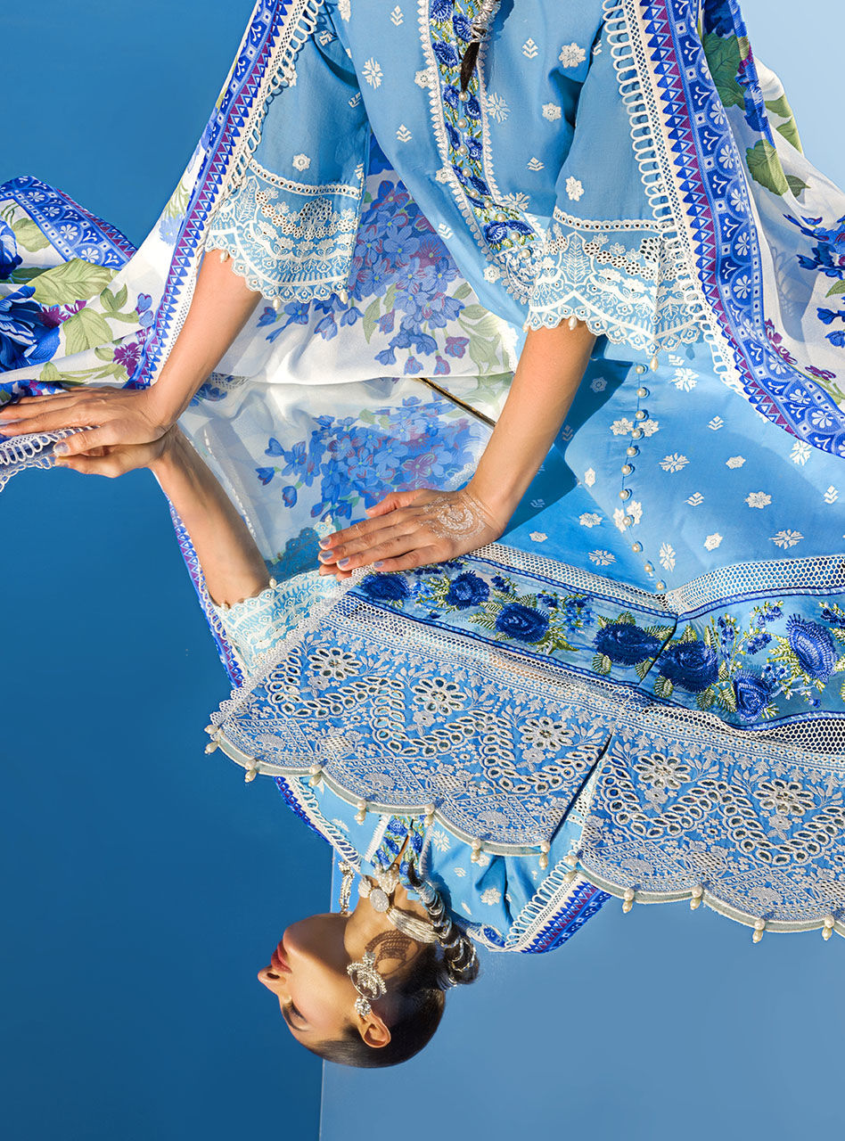 Durnaz - 4a - Chikankari Lawn Collection'23 - Zainab Chottani - Shahana Collection UK - Zainab Chottani in UK - Eid 2023