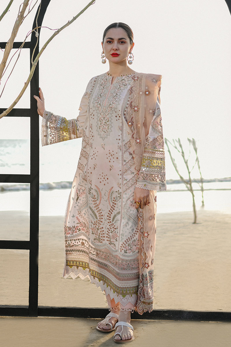 Buy Now - SP-14 Bria - Qalamkar Sahil Luxury Lawn '23 - Shahana Collection UK