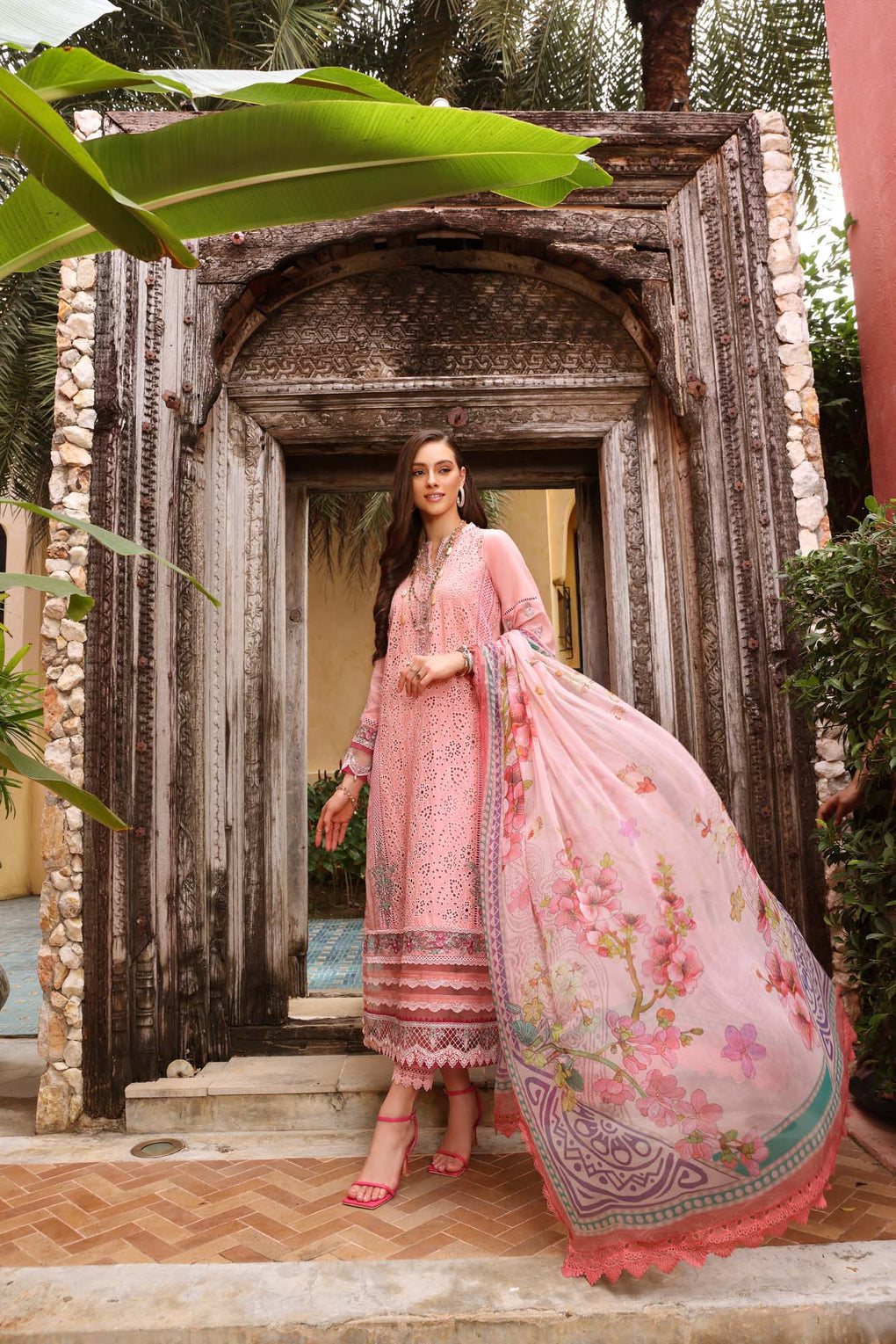 8B- Noor Luxury Chikankari Lawn'23 - Saadia Asad - Shahana Collection UK