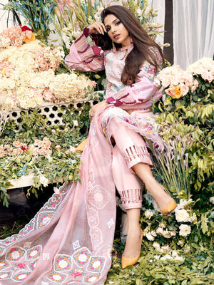 Bloom - Maryam Hussain Luxury Lawn 2023 - Shahana Collection UK