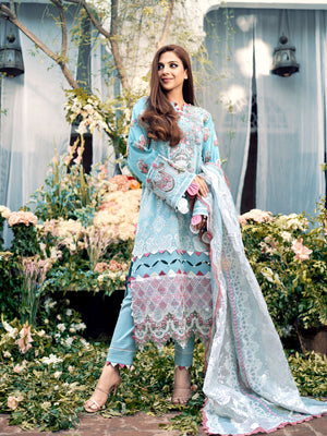 Crystal - Maryam Hussain Luxury Lawn 2023 - Shahana Collection UK
