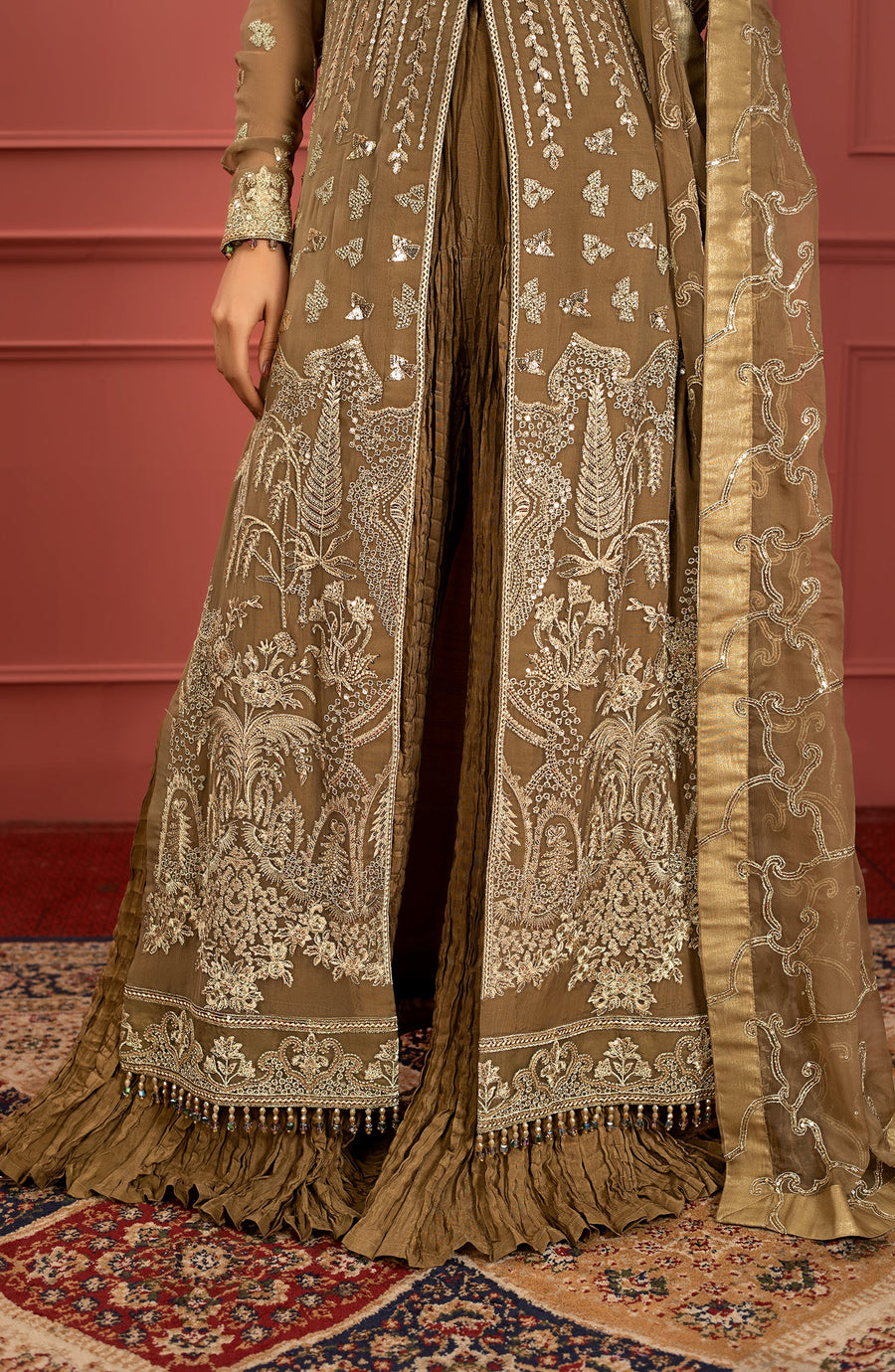 Ameera (FFG-0019) - Mohagney - Premium Chiffon Collection 2023 - Freesia - Shahana Collectio UK - Festive Eid Chiffon'23