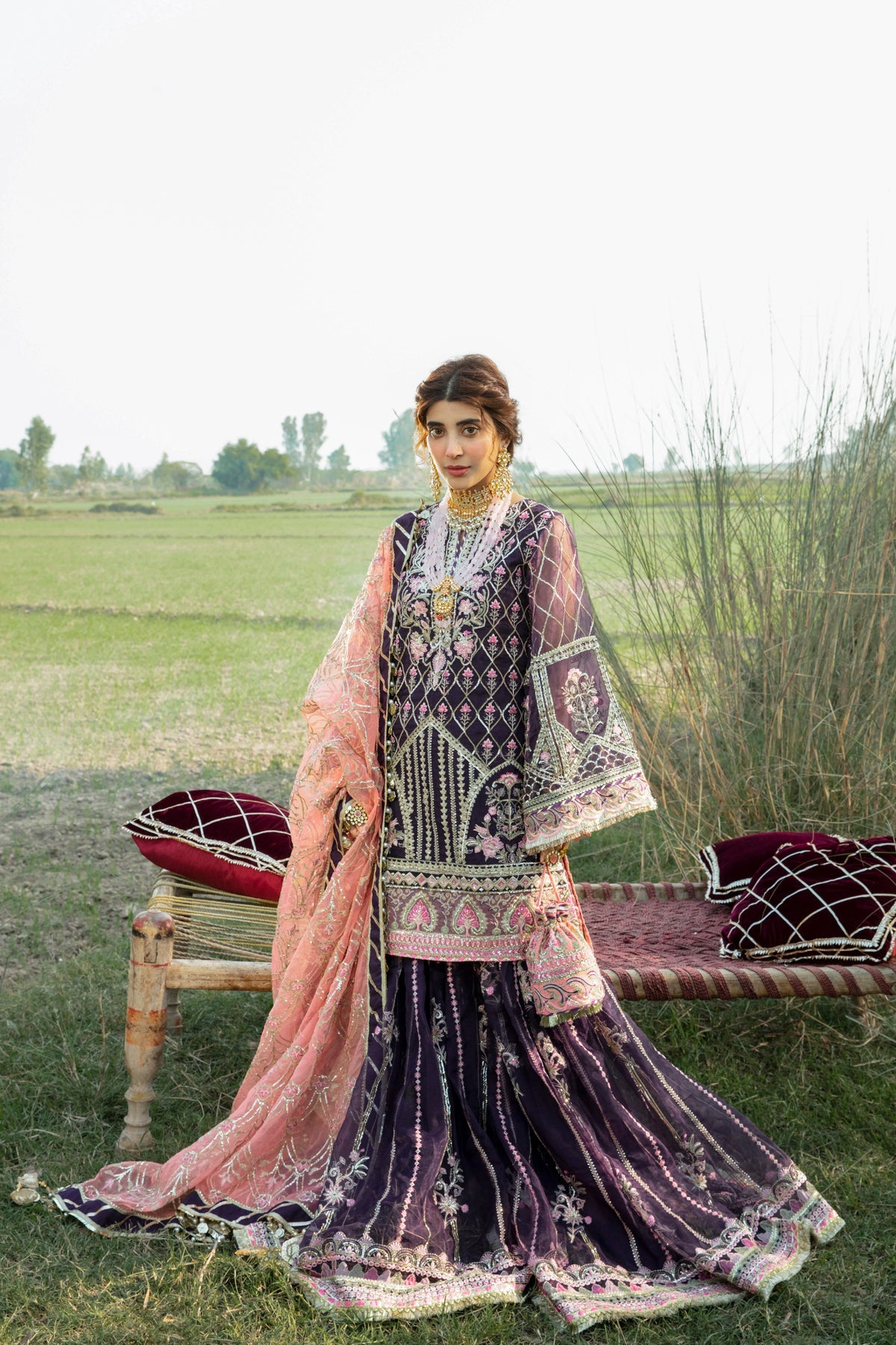 REHBAR -Gota Kinari - Formal Collection 2023 - Alif - Shahana Collection UK