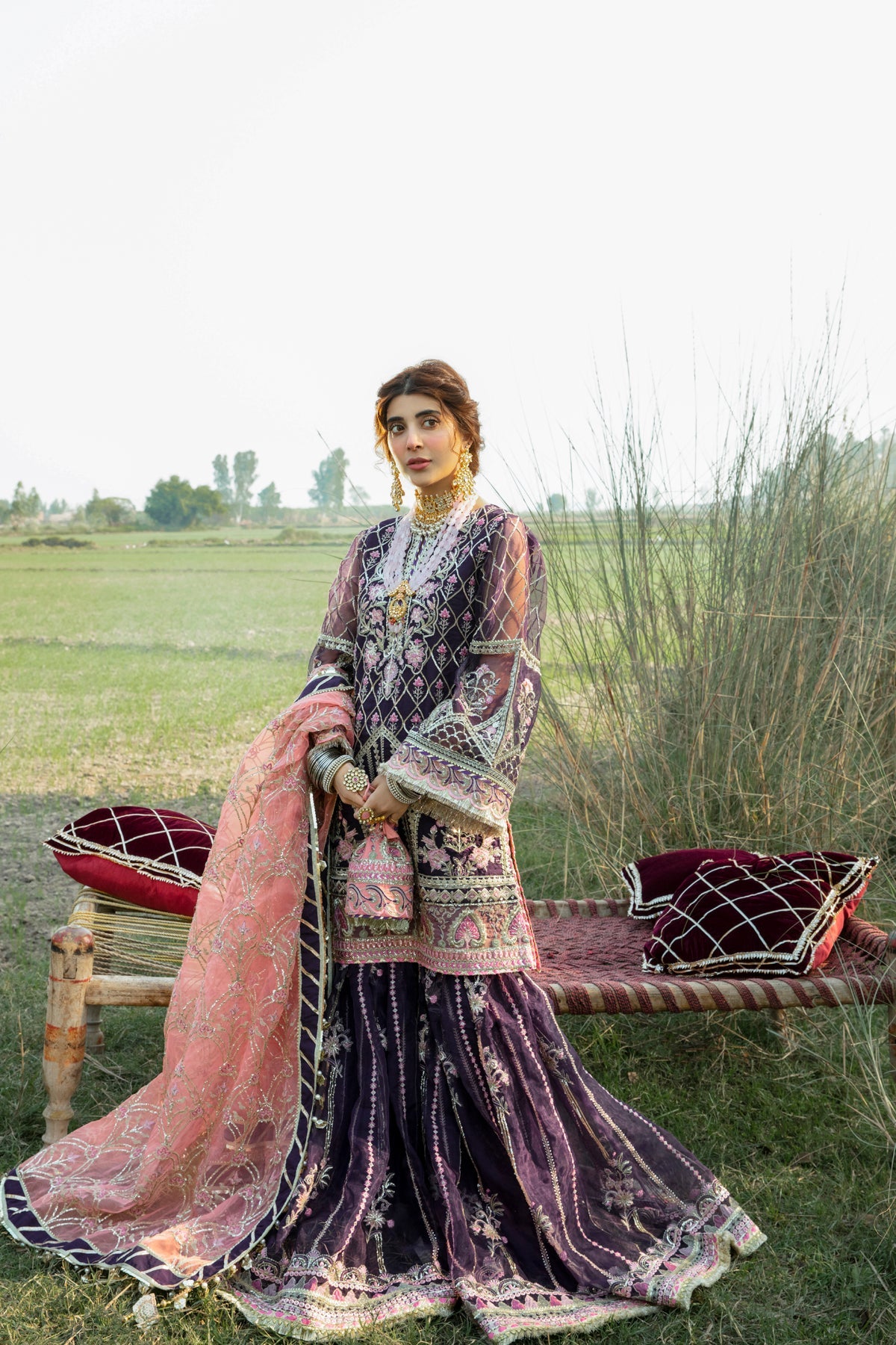 REHBAR -Gota Kinari - Formal Collection 2023 - Alif - Shahana Collection UK
