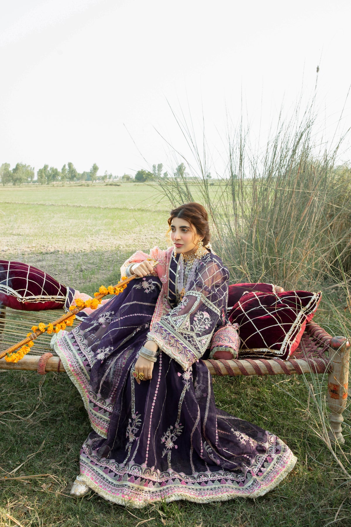REHBAR -Gota Kinari - Formal Collection 2023 - Alif - Shahana Collection UK