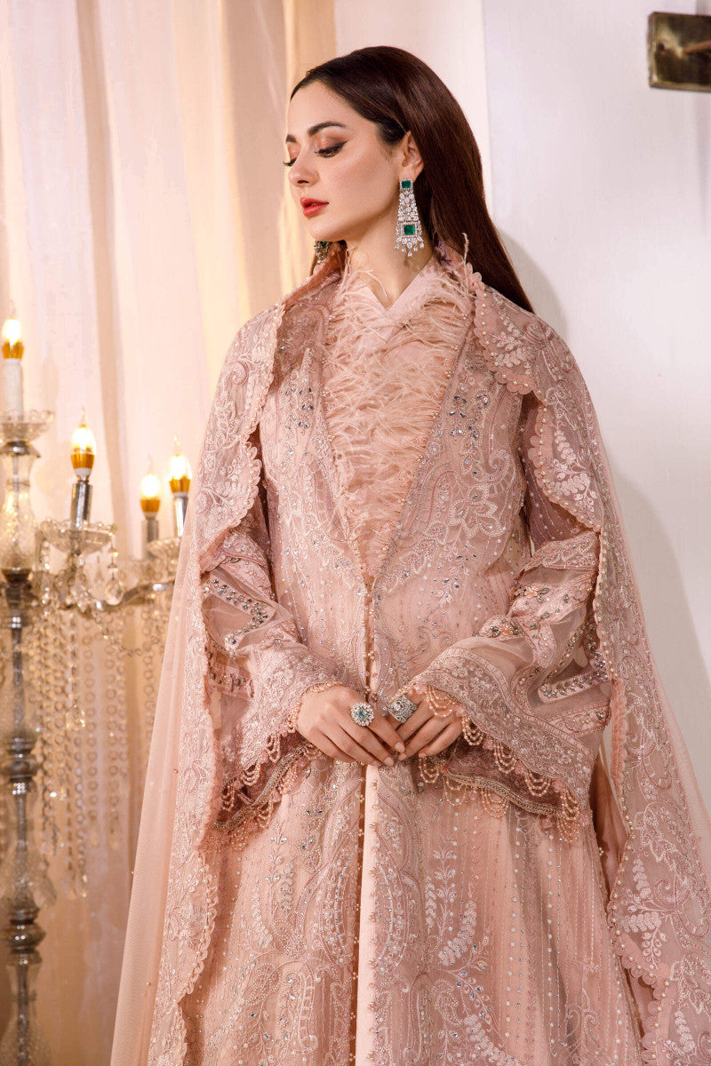 Ash Pink (BD-2505) Mbroidered Wedding