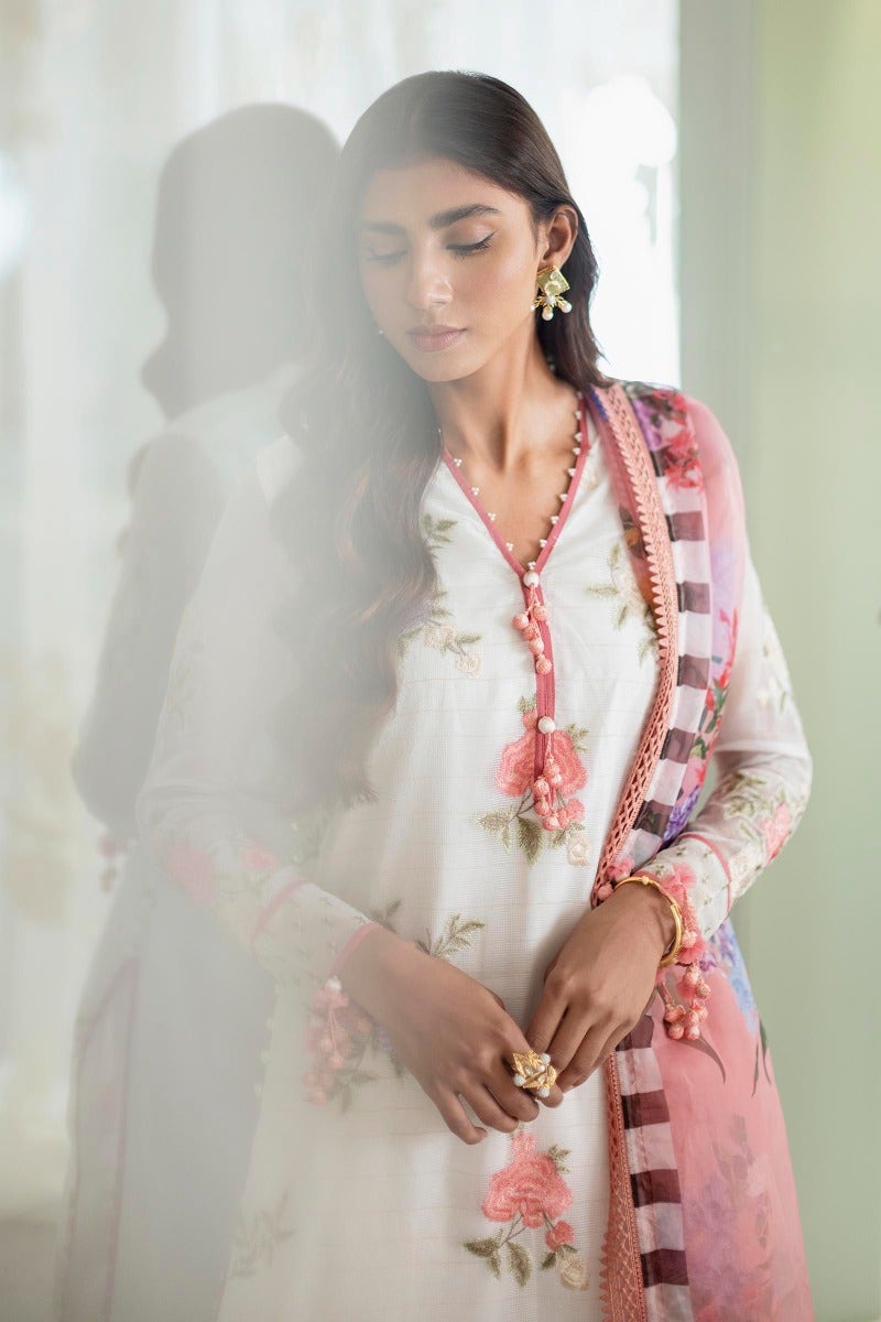 KU M231-010B-CH - Sana Safinaz - Muzlin Vol 1 - Spring Summer - Shahana Collection Uk