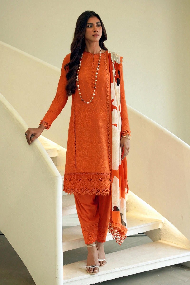 KU M231-014A-CH - Sana Safinaz - Muzlin Vol 1 - Spring Summer - Shahana Collection Uk