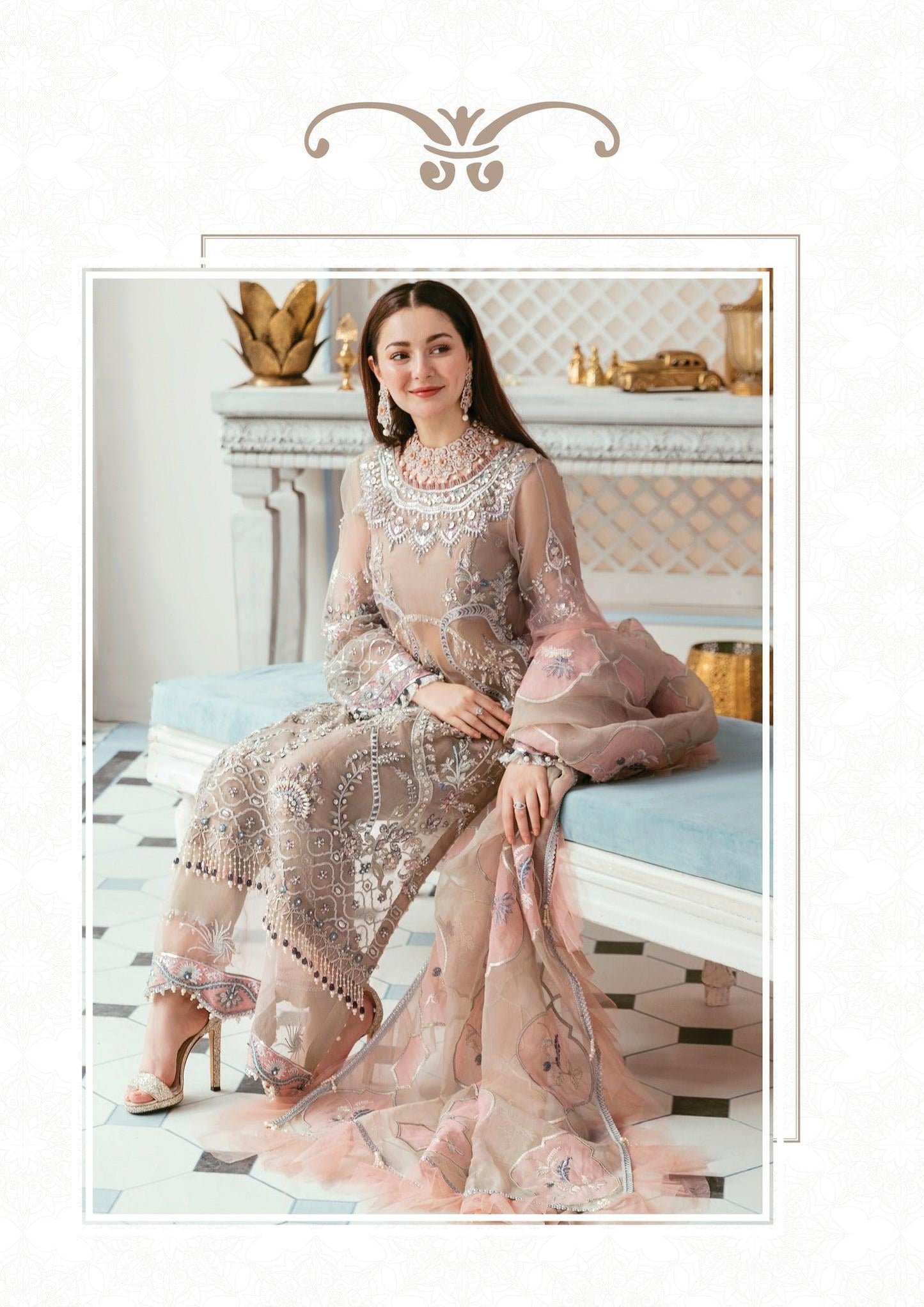 Celebrations by Elaf - Luxury Handwork Collection 2022- MONA LISA - Celebrations by Elaf - Luxury Handwork Collection 2022- MONA LISA - Shahana Collection