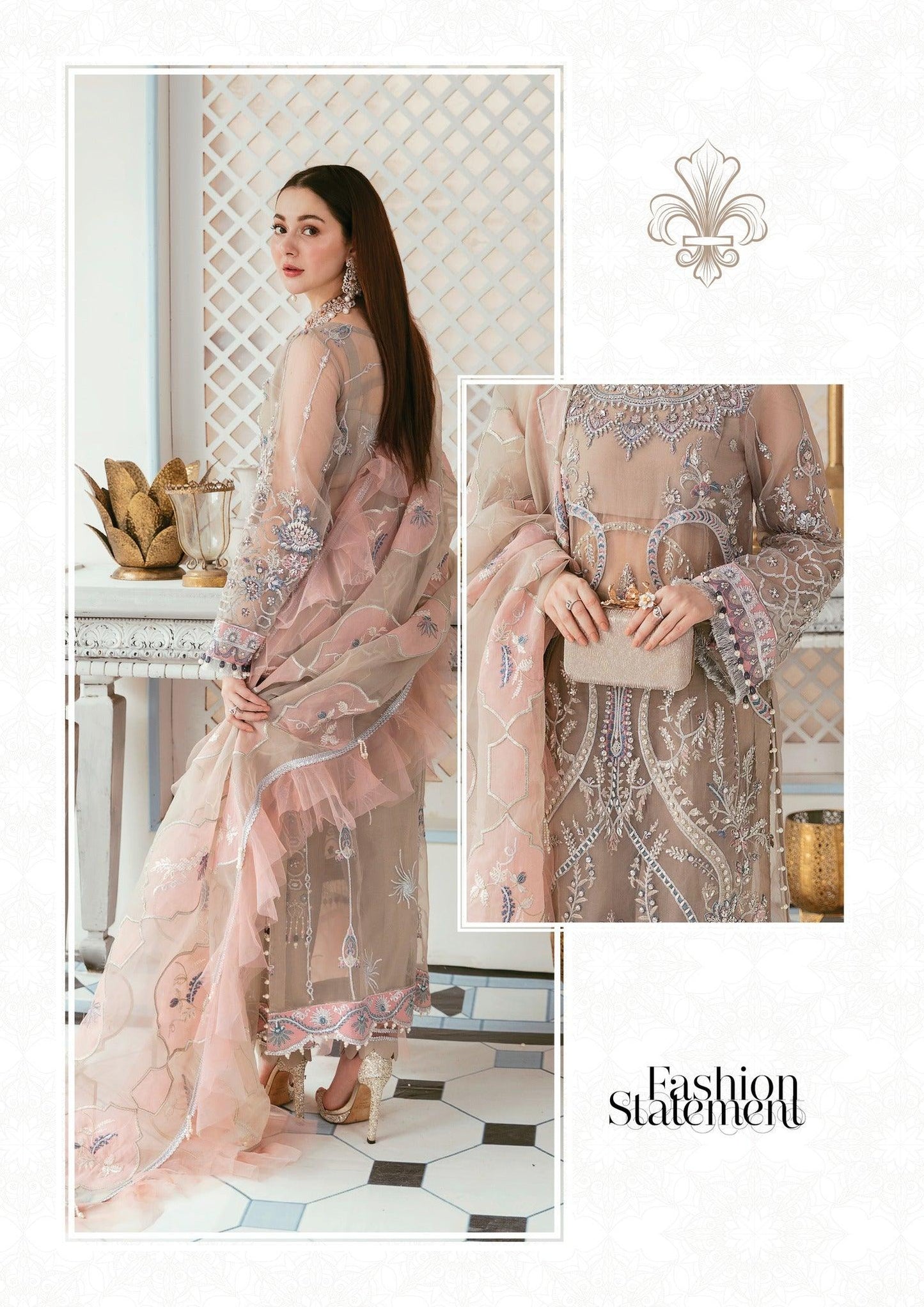 Celebrations by Elaf - Luxury Handwork Collection 2022- MONA LISA - Celebrations by Elaf - Luxury Handwork Collection 2022- MONA LISA - Shahana Collection
