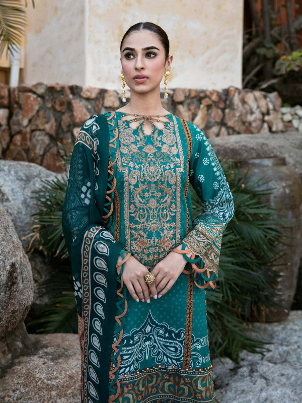 Neena - D#07 - Digital Printed and Embroidered Lawn - Vol 1 - Gulaal SS'23 - Shahana Collection UK