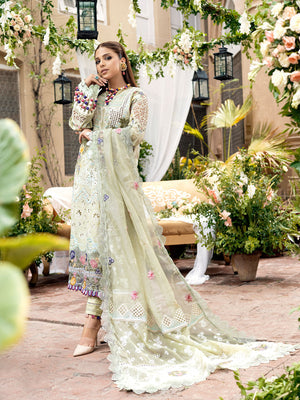 Tuscan Sunset - Maryam Hussain Luxury Lawn 2023 - Shahana Collection UK