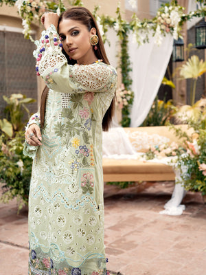 Tuscan Sunset - Maryam Hussain Luxury Lawn 2023 - Shahana Collection UK