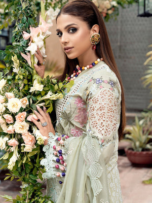 Tuscan Sunset - Maryam Hussain Luxury Lawn 2023 - Shahana Collection UK