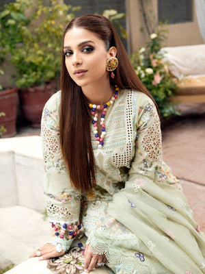 Tuscan Sunset - Maryam Hussain Luxury Lawn 2023 - Shahana Collection UK