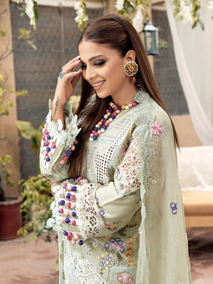 Tuscan Sunset - Maryam Hussain Luxury Lawn 2023 - Shahana Collection UK