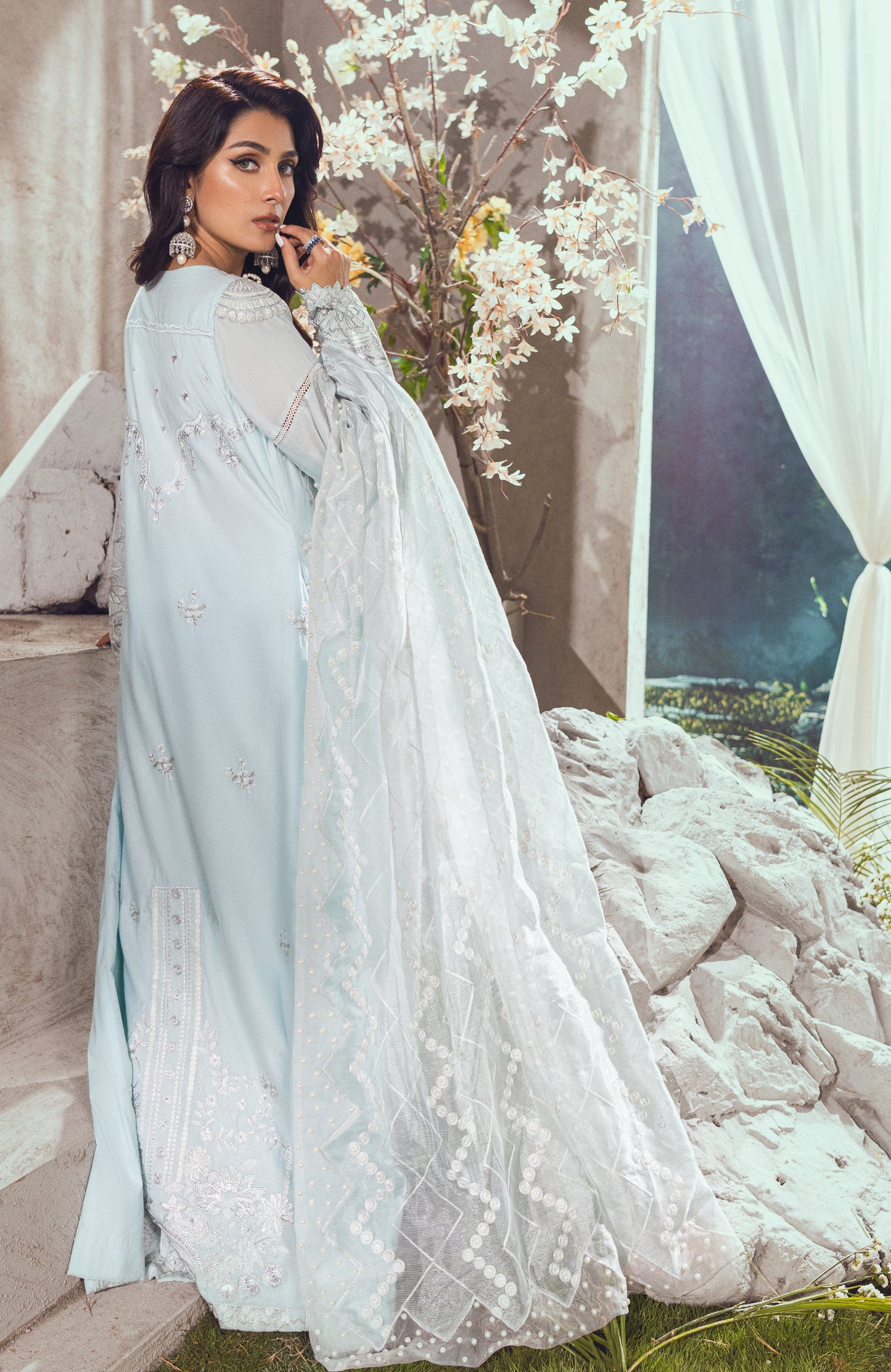 Buy Now, MAHIYMAAN - Eid Luxury Embroidered Lawn - Al Zohaib - Shahana Collection UK - Wedding and Bridal Party Dresses - Festive Eid 2023
