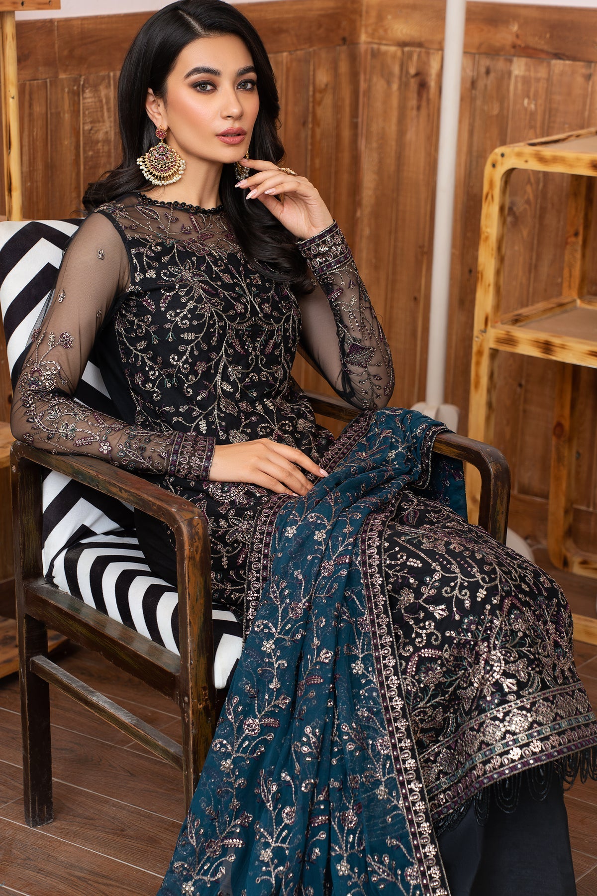 Shop Now, ZIMMEL - ZLM-02 - Meeral Luxury Formals 2023 - Zarif - Shahana Collection UK - Wedding and Bridal Dresses - Pakistani Dresses in UAE - Shahana UK