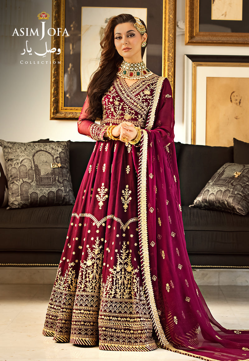 Buy Now, AJVY- 04 - Vasl e yar - Formals 2023 - Asim Jofa - Wedding and Bridal Party Dresses - Shahana Collection UK - Asim Jofa in GCC - UAE fashion 