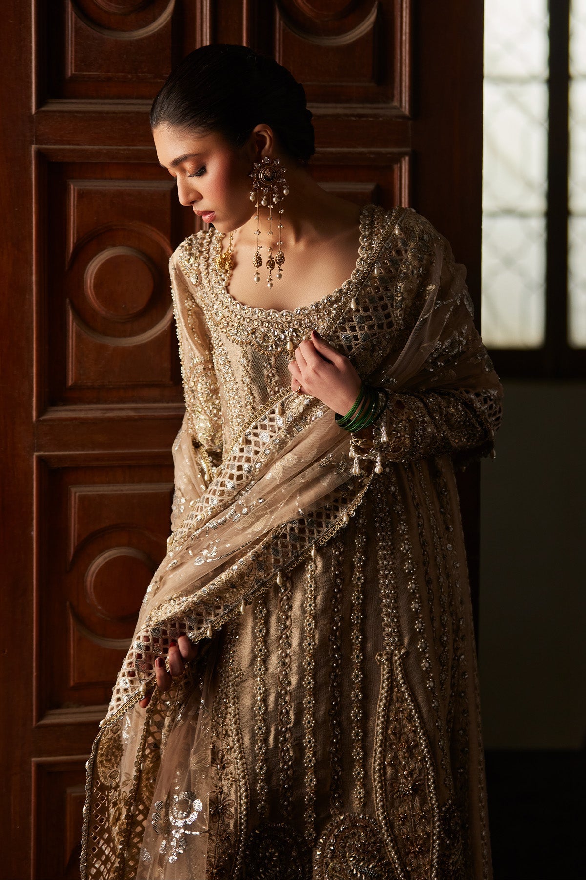 Zely by Saad Bin Shahzad Long Shirt Suit - Shahana Collection UK