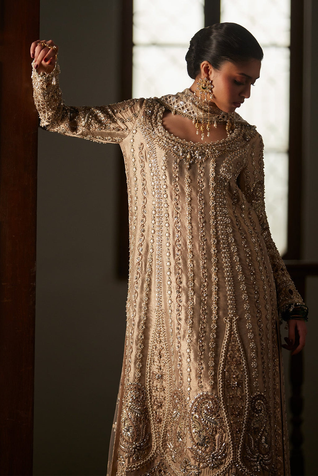 Zely by Saad Bin Shahzad Long Shirt Suit - Shahana Collection UK