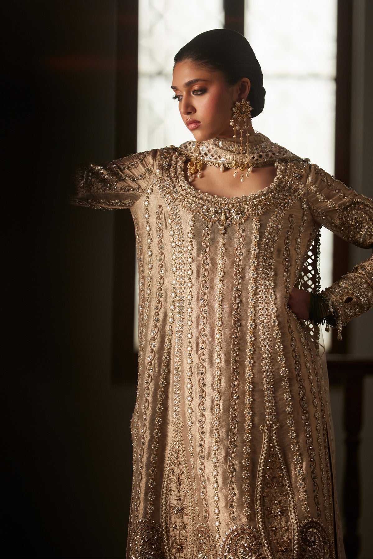 Zely by Saad Bin Shahzad Long Shirt Suit - Shahana Collection UK