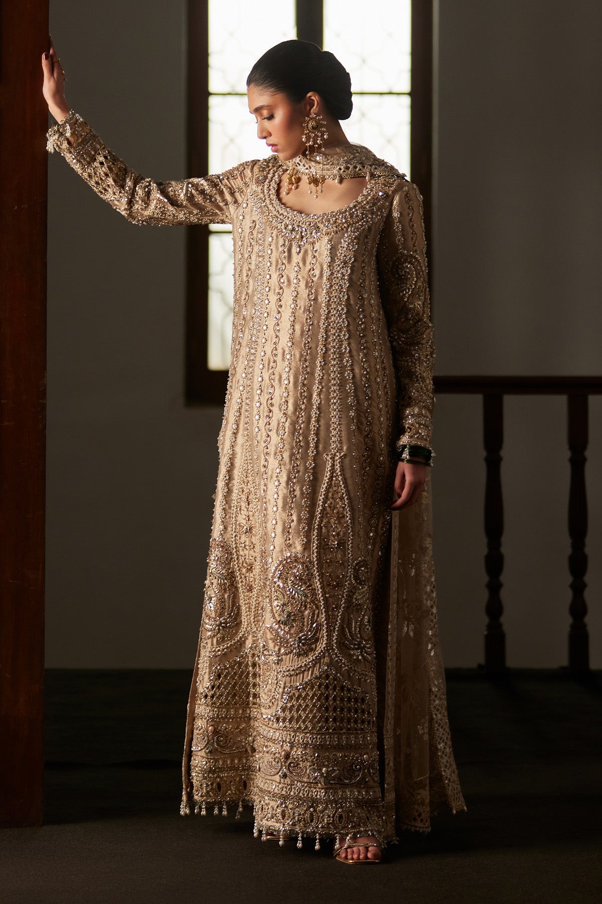 Zely by Saad Bin Shahzad Long Shirt Suit - Shahana Collection UK