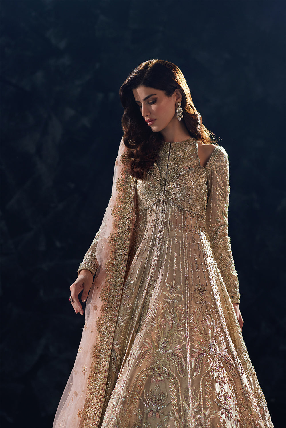 Reverie by Soraya Official Gown With Lehnga - Shahana Collection UK