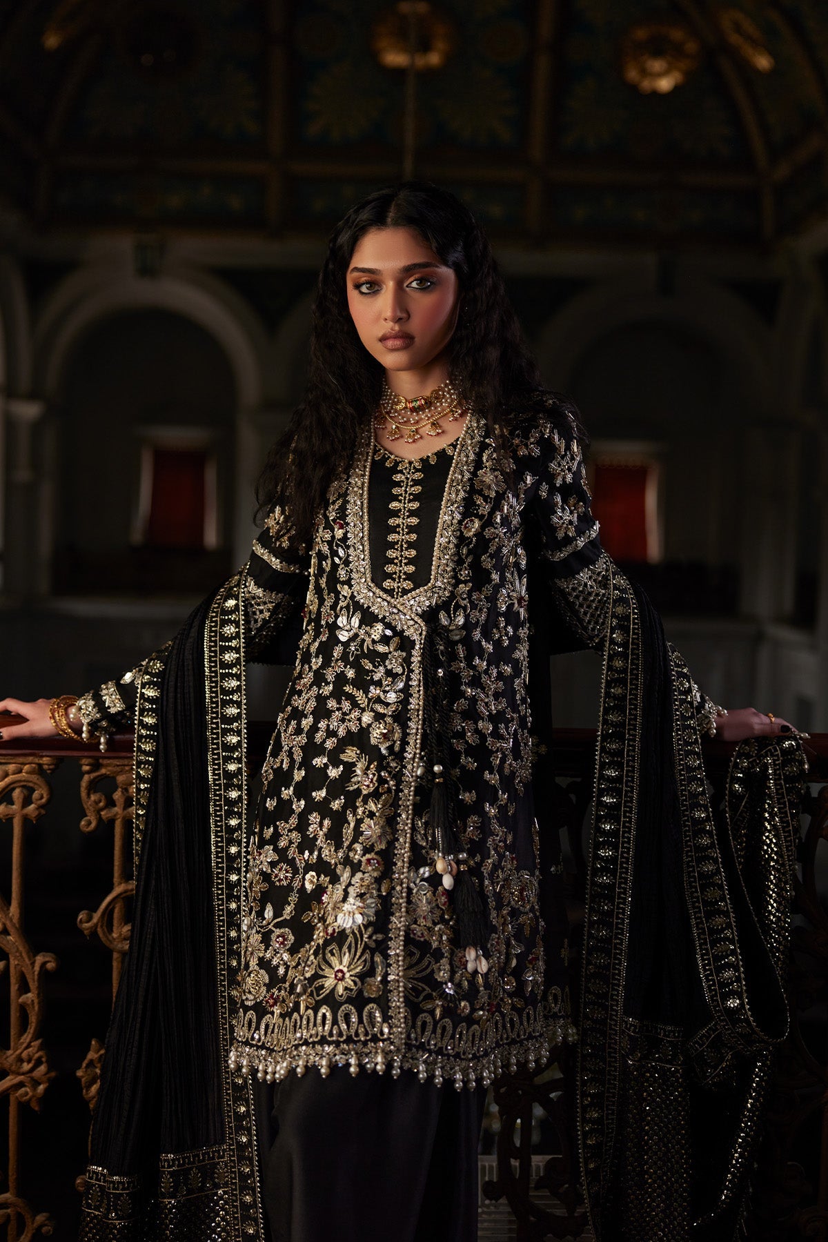 Zivra by Saad Bin Shahzad Angrakha Suit - Shahana Collection UK
