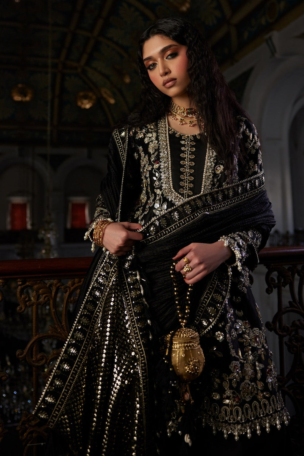 Zivra by Saad Bin Shahzad Angrakha Suit - Shahana Collection UK