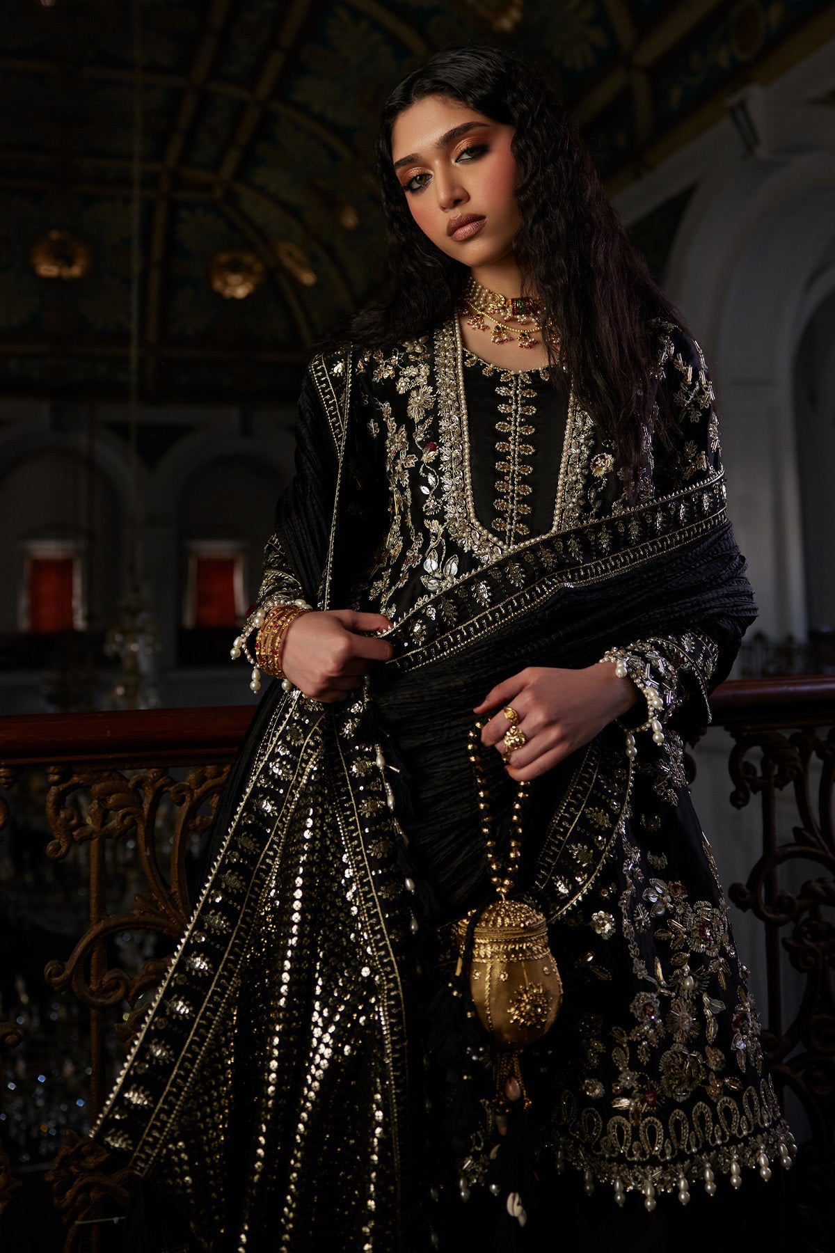 Zivra by Saad Bin Shahzad Angrakha Suit - Shahana Collection UK