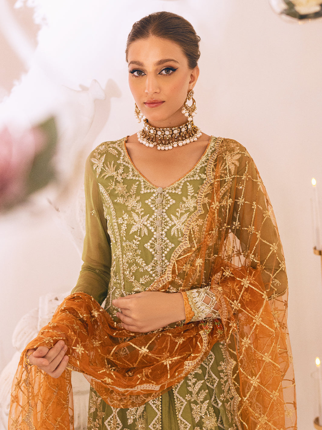 Buy Now, Sawariya 05 - Luxury Kalidaar Chiffon 2023 - Roheenaz -Shahana Collection UK - Wedding & Bridal Party Dresses 