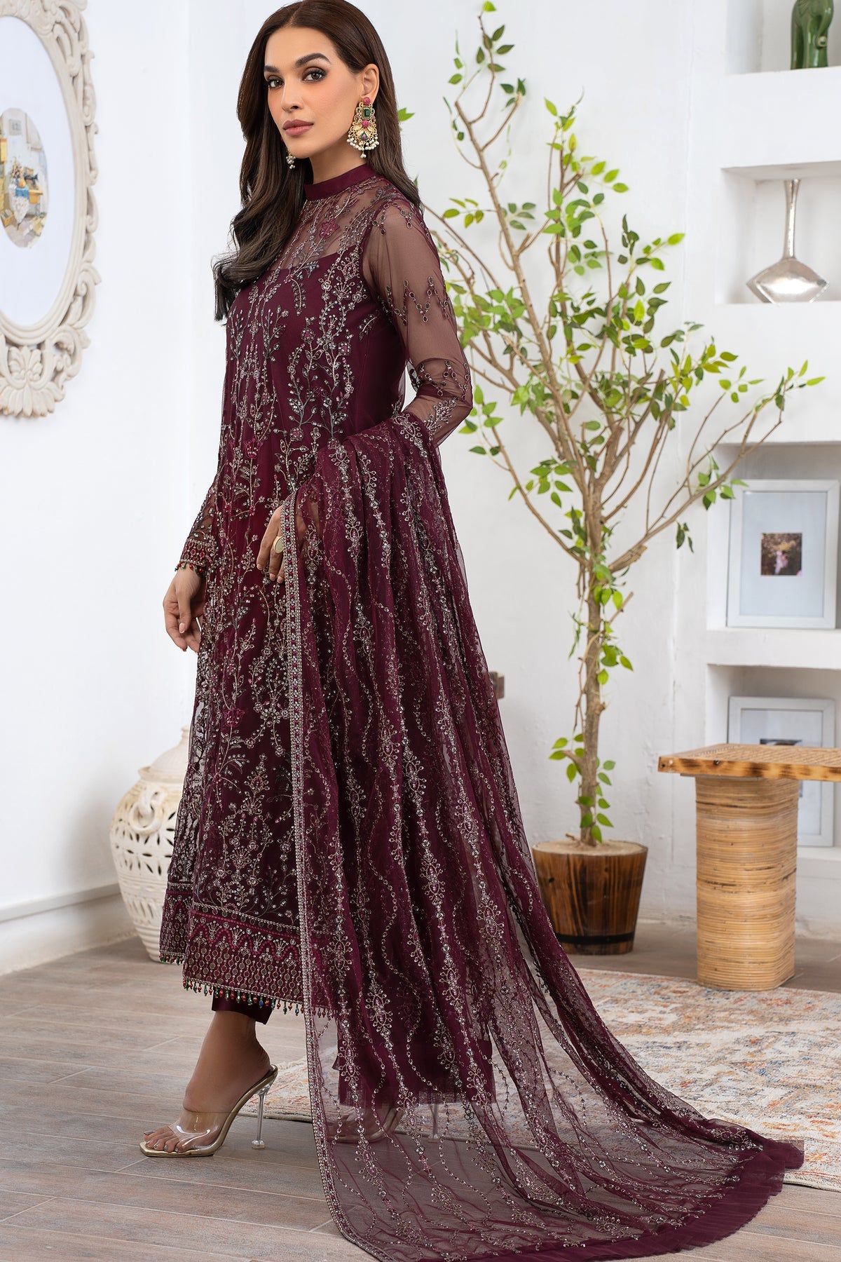 Shop Now, MARIE - ZLM-06 - Meeral Luxury Formals 2023 - Zarif - Shahana Collection UK - Wedding and Bridal Dresses - Pakistani Dresses in UAE - Shahana UK