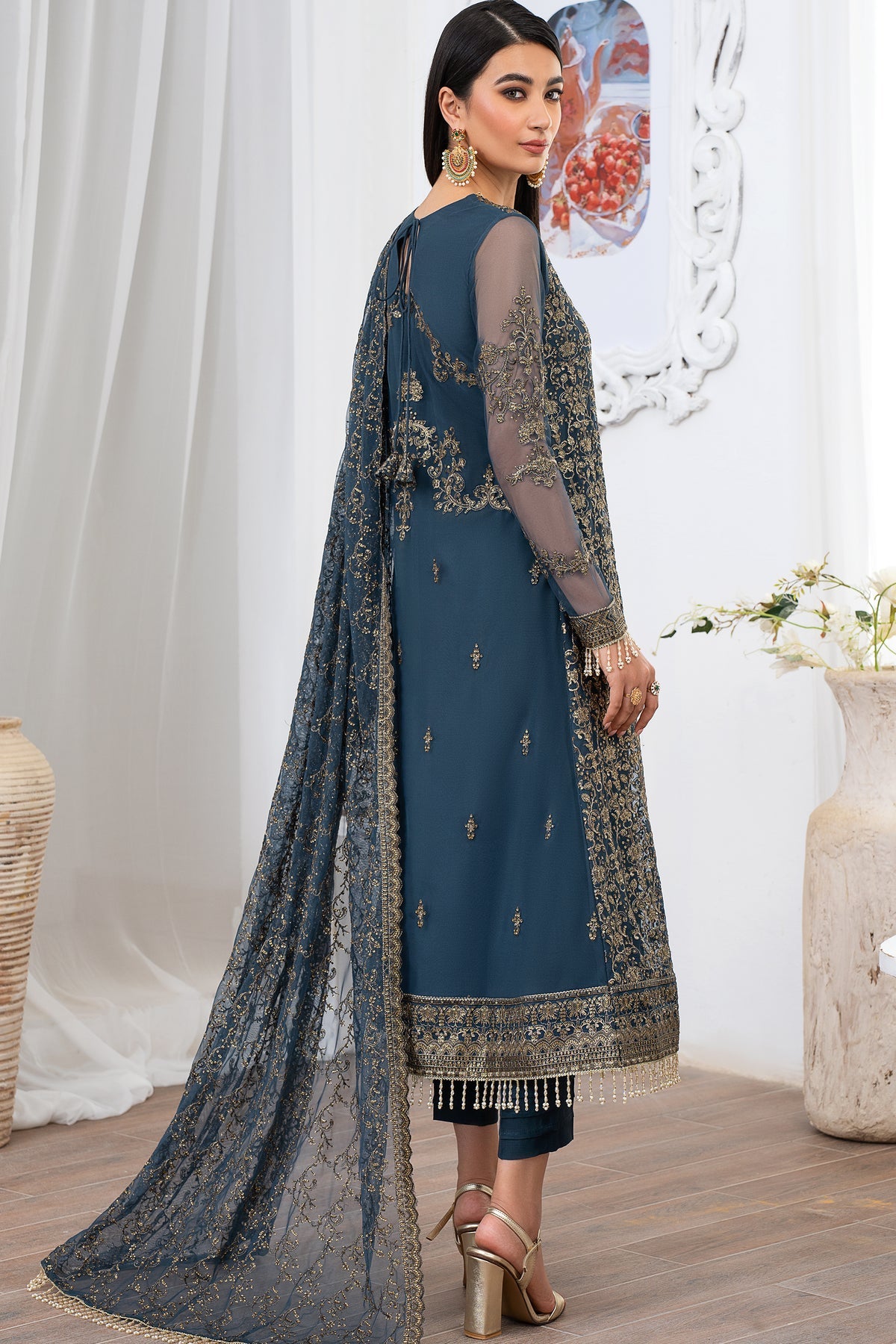 Shop Now, MEYSA - ZLM-07 - Meeral Luxury Formals 2023 - Zarif - Shahana Collection UK - Wedding and Bridal Dresses - Pakistani Dresses in UAE - Shahana UK