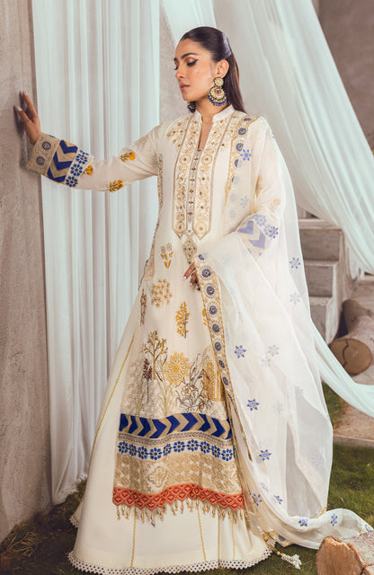 Buy Now, D#08 MAHIYMAAN - Eid Luxury Embroidered Lawn - Al Zohaib - Shahana Collection UK - Wedding and Bridal Party Dresses - Festive Eid 2023