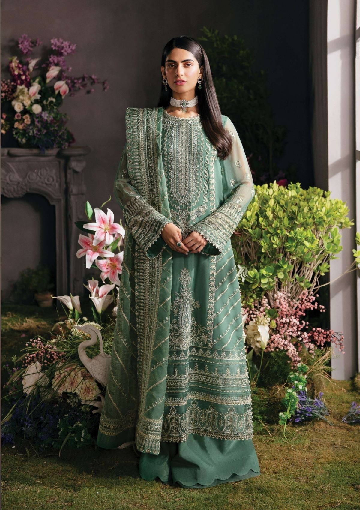 Buy Now - ALF - 08 - Afrozeh La' Fuschia Luxury Collection 2023 - Shahana Collection - Wedding and Bridal Dresses - Pakistani Designer Clothing - Shahana UK