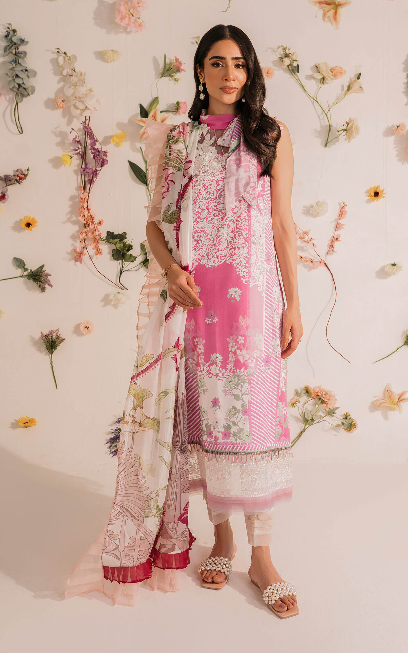 Buy Pakistan designer lawn - MKL - 09 - Meraki Summer Vol 1 - Asifa n Nabeel Lawn Collection 2023 - Shahana Collection UK - Asifa n Nabeel  in UK - Eid Edit 2023