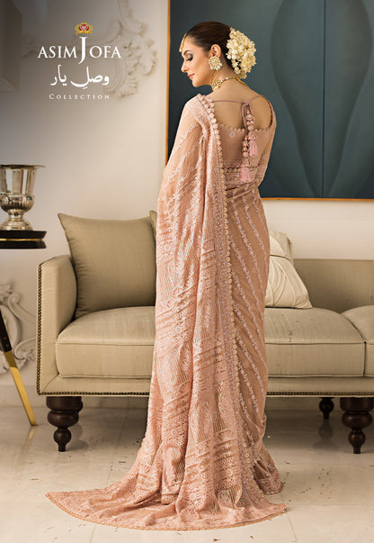 Buy Now, AJVY- 09 - Vasl e yar - Formals 2023 - Asim Jofa - Wedding and Bridal Party Dresses - Shahana Collection UK - Asim Jofa in GCC - UAE fashion 