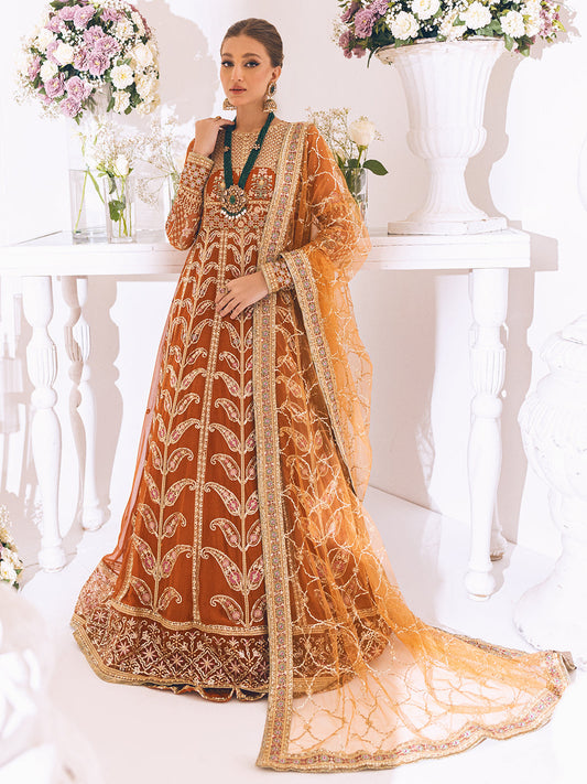 Buy Now, Sawariya 09 - Luxury Kalidaar Chiffon 2023 - Roheenaz -Shahana Collection UK - Wedding & Bridal Party Dresses